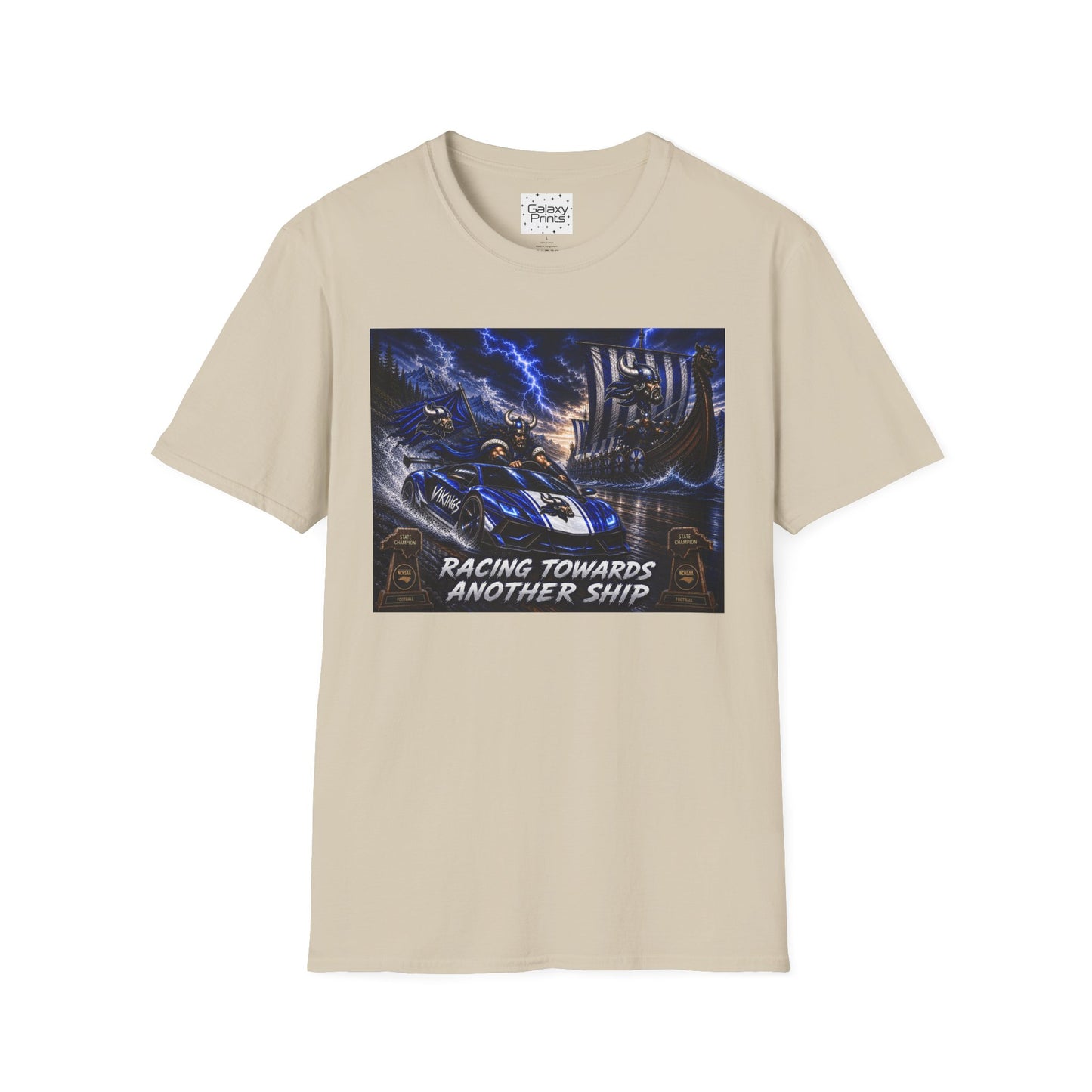 Copy of Unisex T-Shirt - Hoggard Vikings Inspired - Hoggard helmet and 'Domination is a State of Mind' - over our rivals
