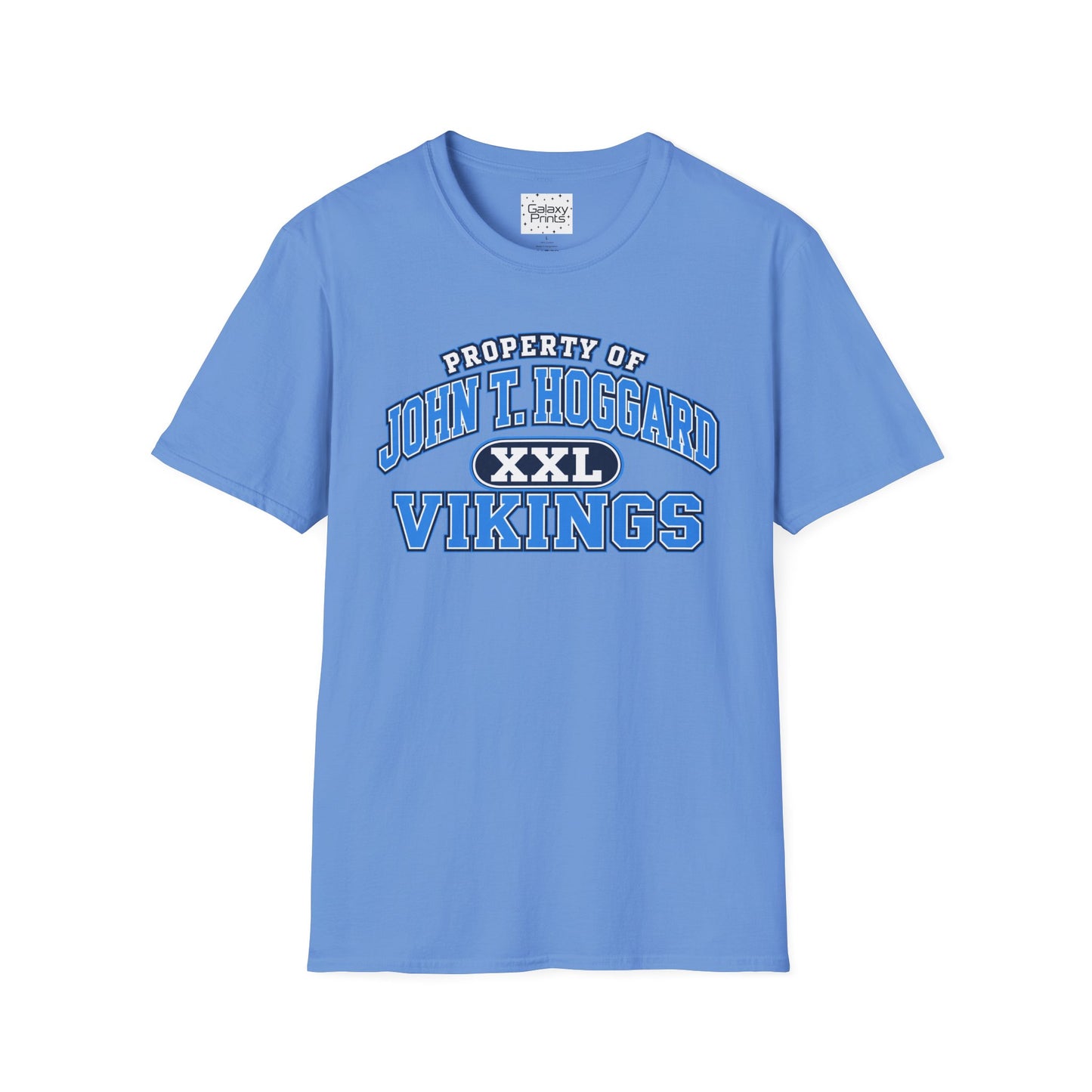 Property of JTH Vikings T‑Shirt XXL — Viking in Power Circle back - Hoggard School Spirit Tee