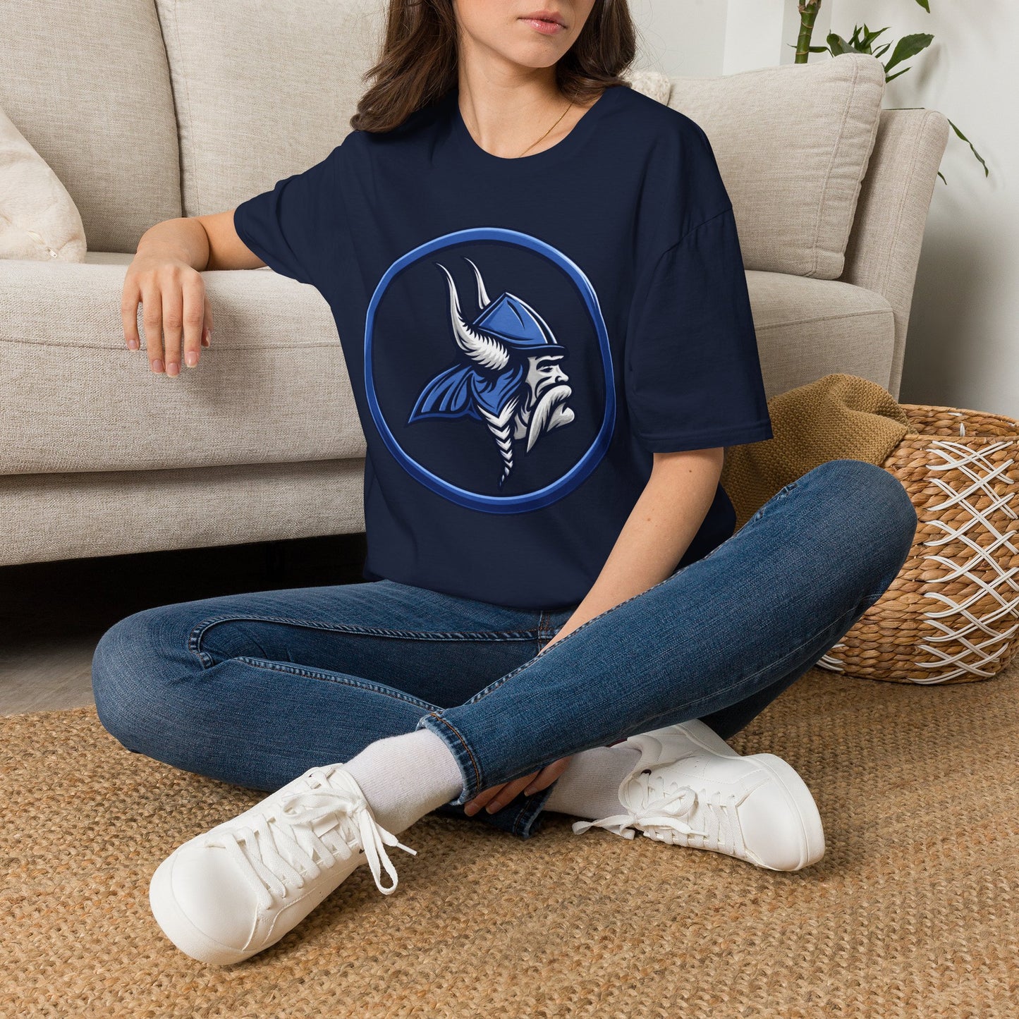 Unisex T-Shirt - Hoggard Vikings Inspired - Hoggard Viking in Power Circle