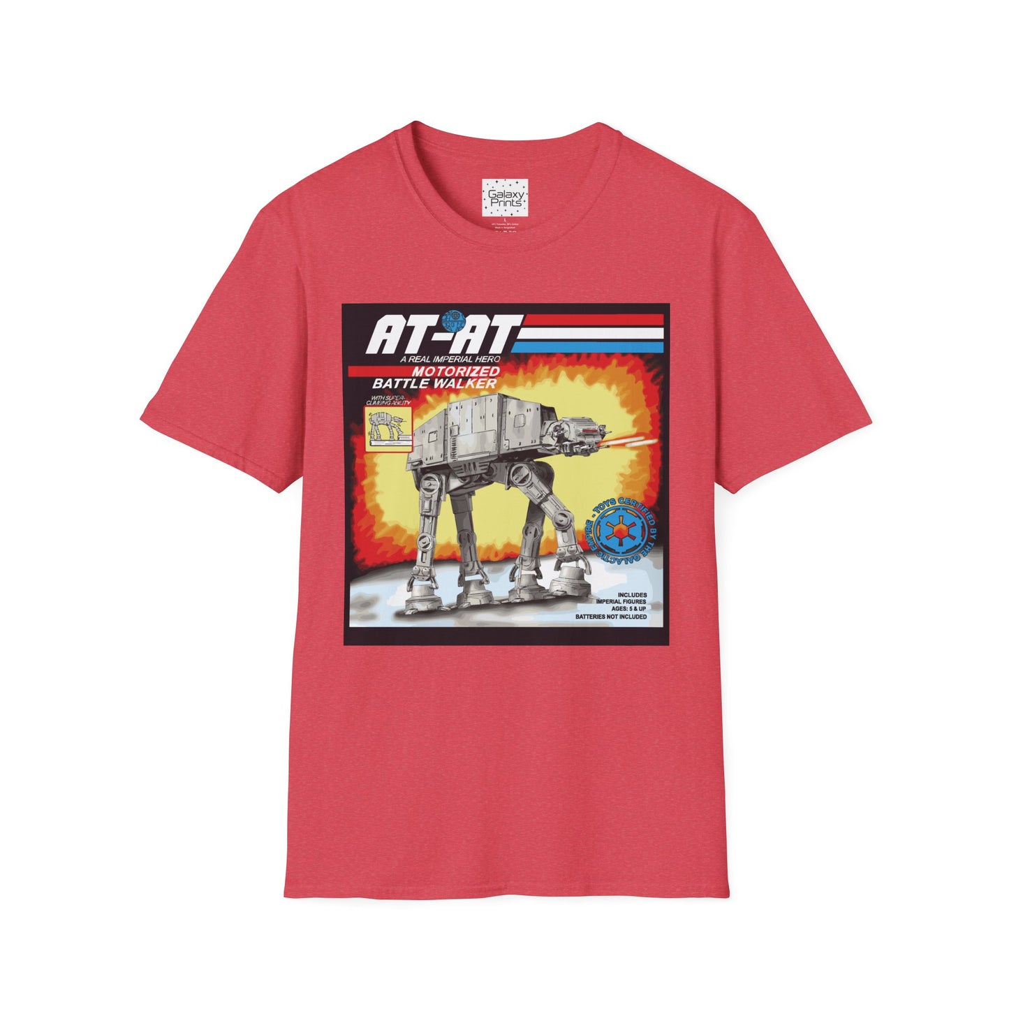 Star Wars AT-AT Walker Toy Box Retro Graphic Unisex Softstyle T-Shirt