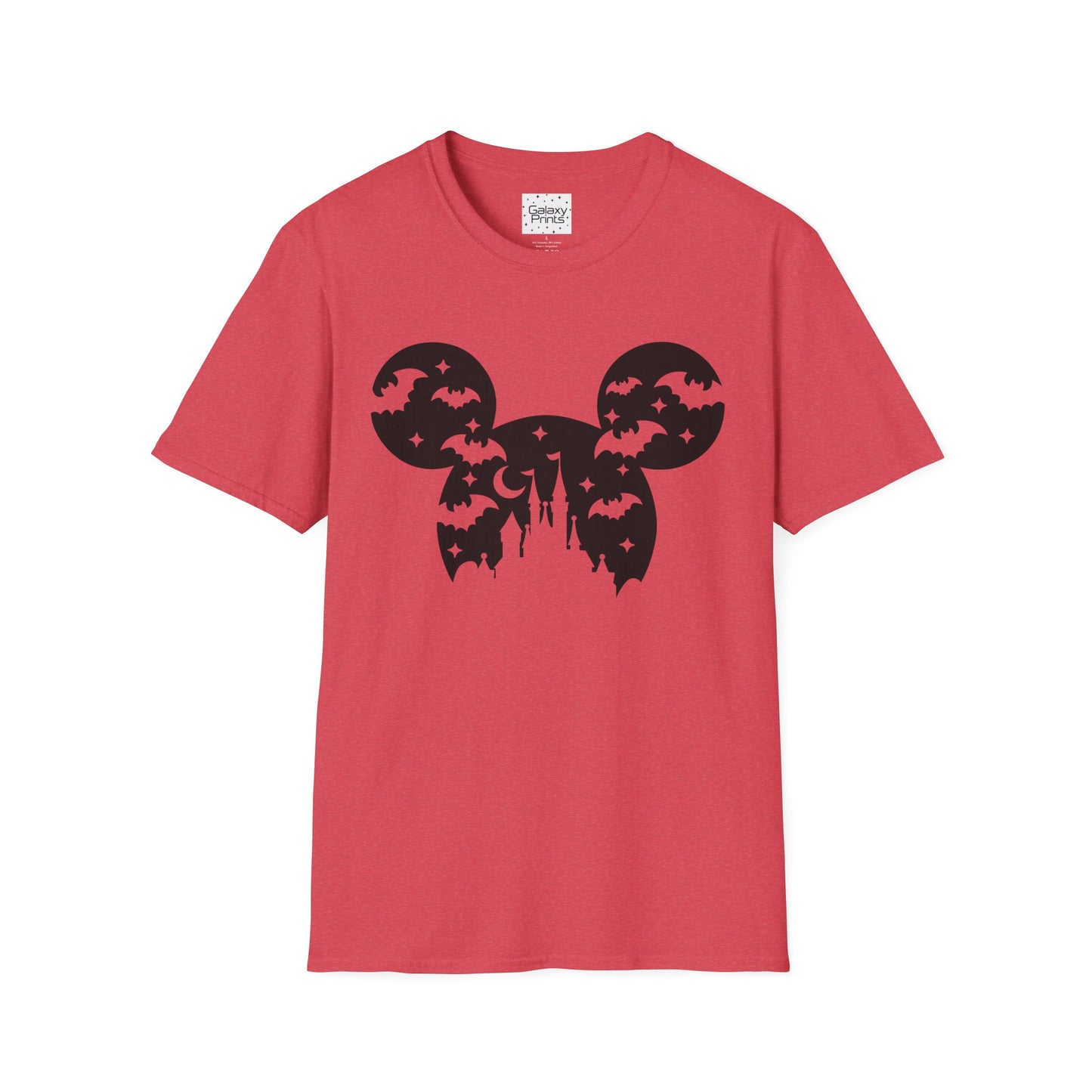Unisex T-Shirt - DISNEY Inspired - 'Mickey Head with Castle for Halloween'