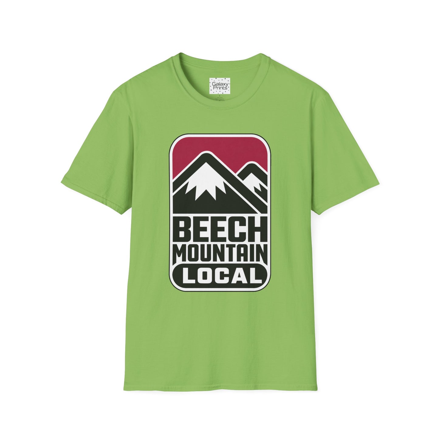 Beech Mountain Local T-Shirt - Retro Mountain Badge Graphic