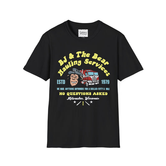 Unisex T-Shirt - Truck Driver BJ and Bear Design - POP Culture