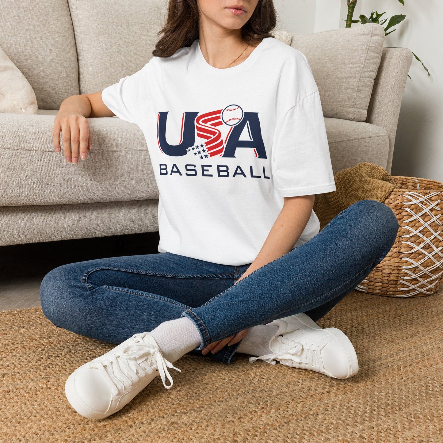 USA Baseball T-Shirt — Patriotic Baseball Team Tee - Why NOT Culture