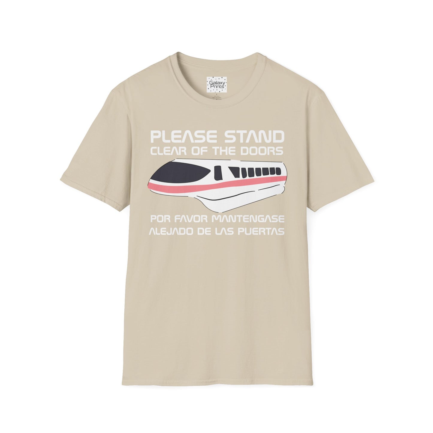 DISNEY inspired Unisex T-Shirt - Monorail Please Stand Clear Of The Doors