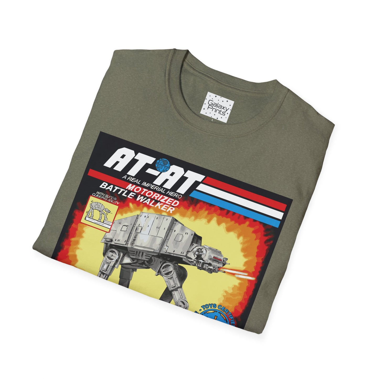 Star Wars AT-AT Walker Toy Box Retro Graphic Unisex Softstyle T-Shirt