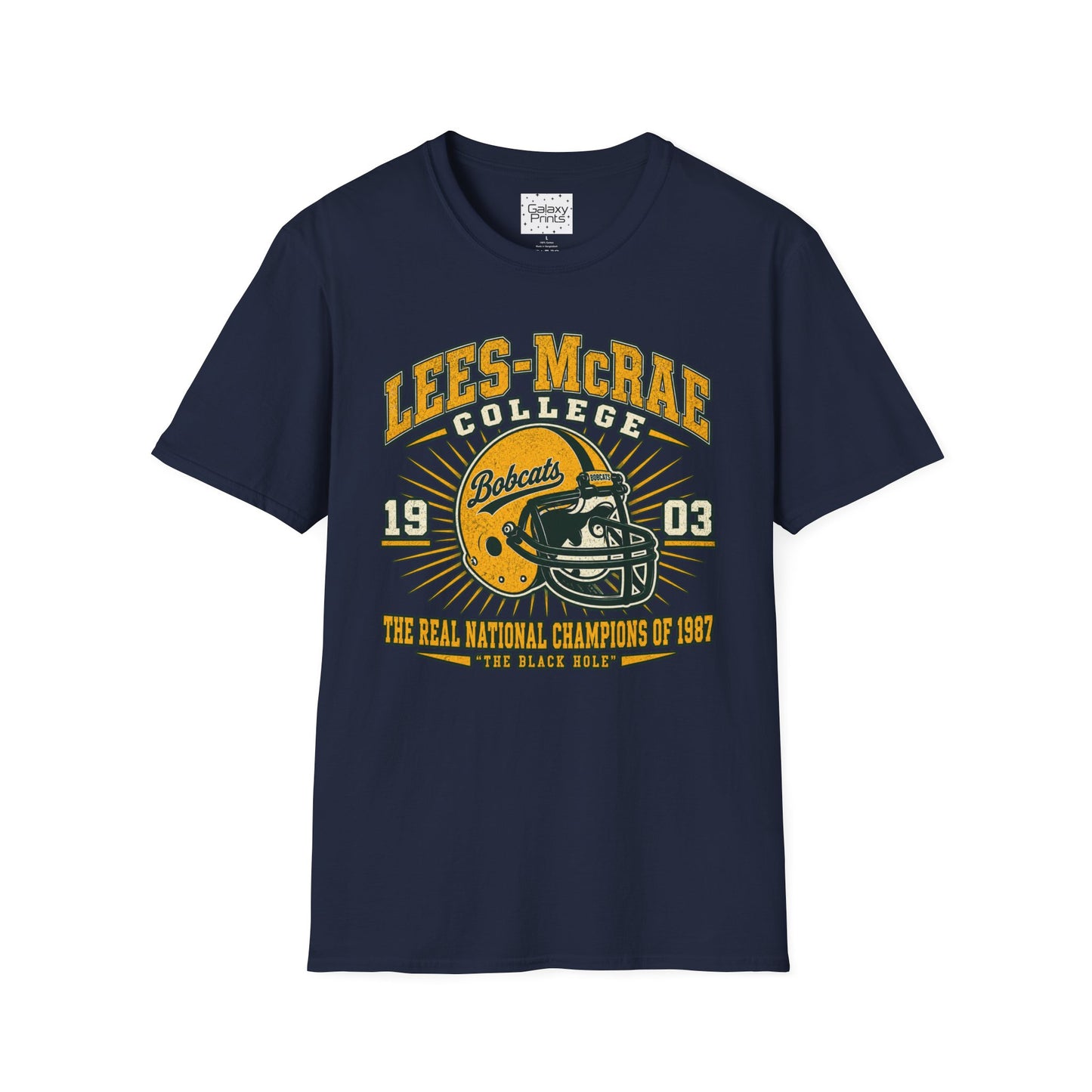 Lees-McRae College Bobcats Vintage Football T-Shirt — Retro 1903 Design
