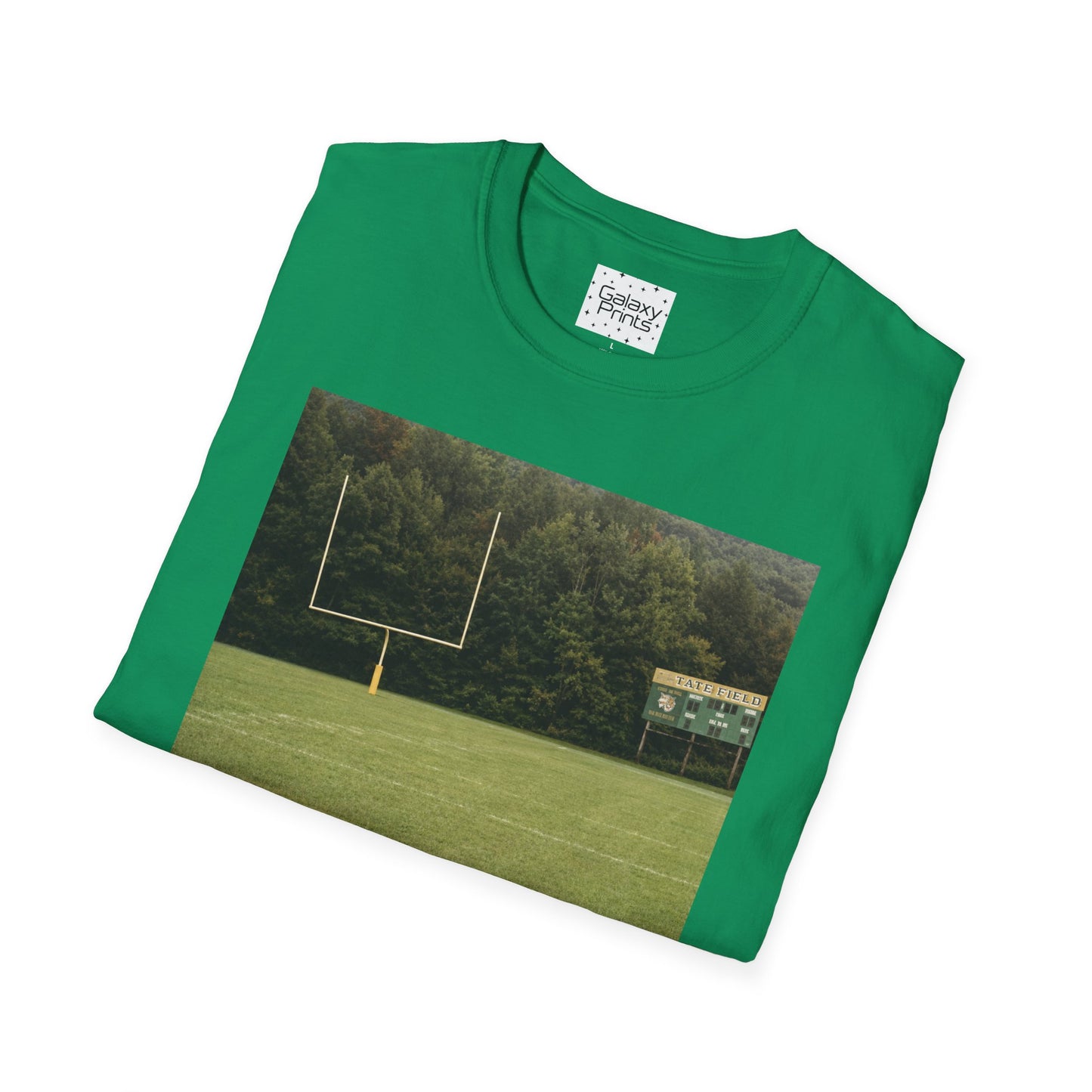 Tate Football Field Photo T-Shirt — Vintage LMC Football Graphic Tee