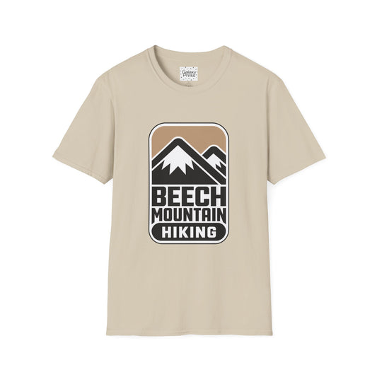 Beech Mountain NC Hiking T‑Shirt — Retro Mountain Badge Tee