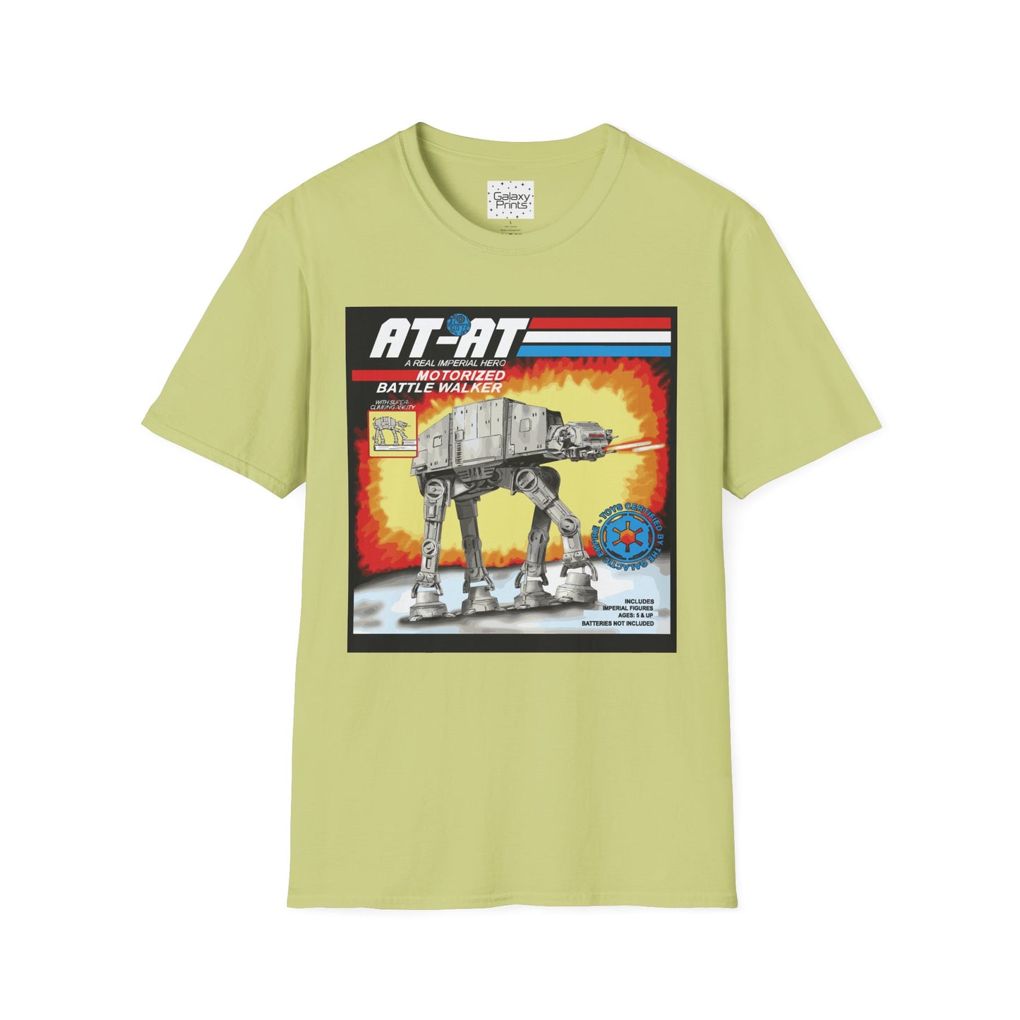 Star Wars AT-AT Walker Toy Box Retro Graphic Unisex Softstyle T-Shirt