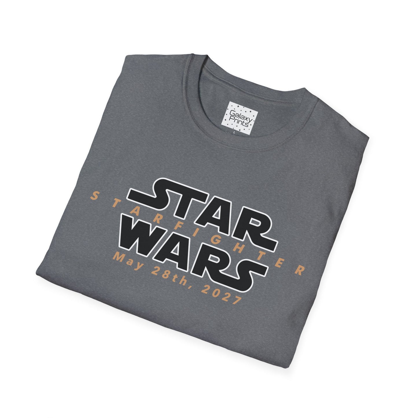 Inspired by Star Wars Starfighter Unisex T-Shirt - Movie Coming Out May 28th, 2027 (w/ movie release date)