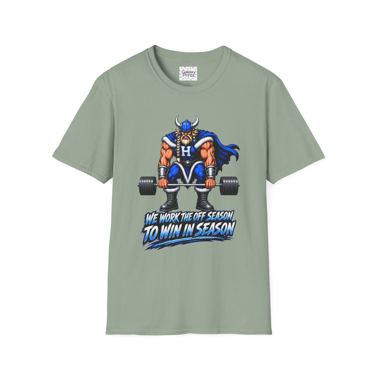 Hoggard Viking Weightlifting T‑Shirt — "We Work the Off Season to Win in Season" - Others Empty