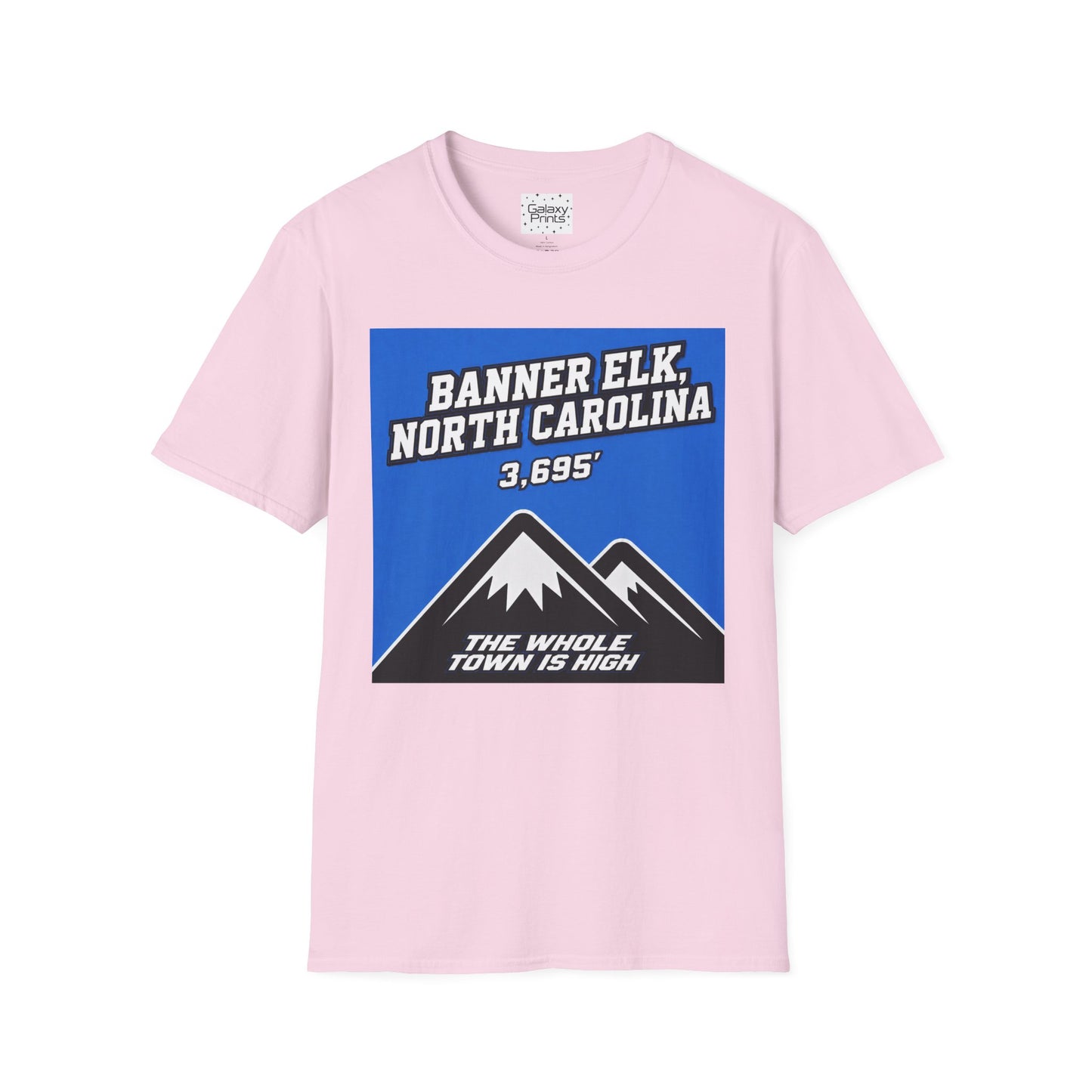 Banner Elk, NC - The whole town is High T-Shirt — 3,695' Mountain Souvenir Tee