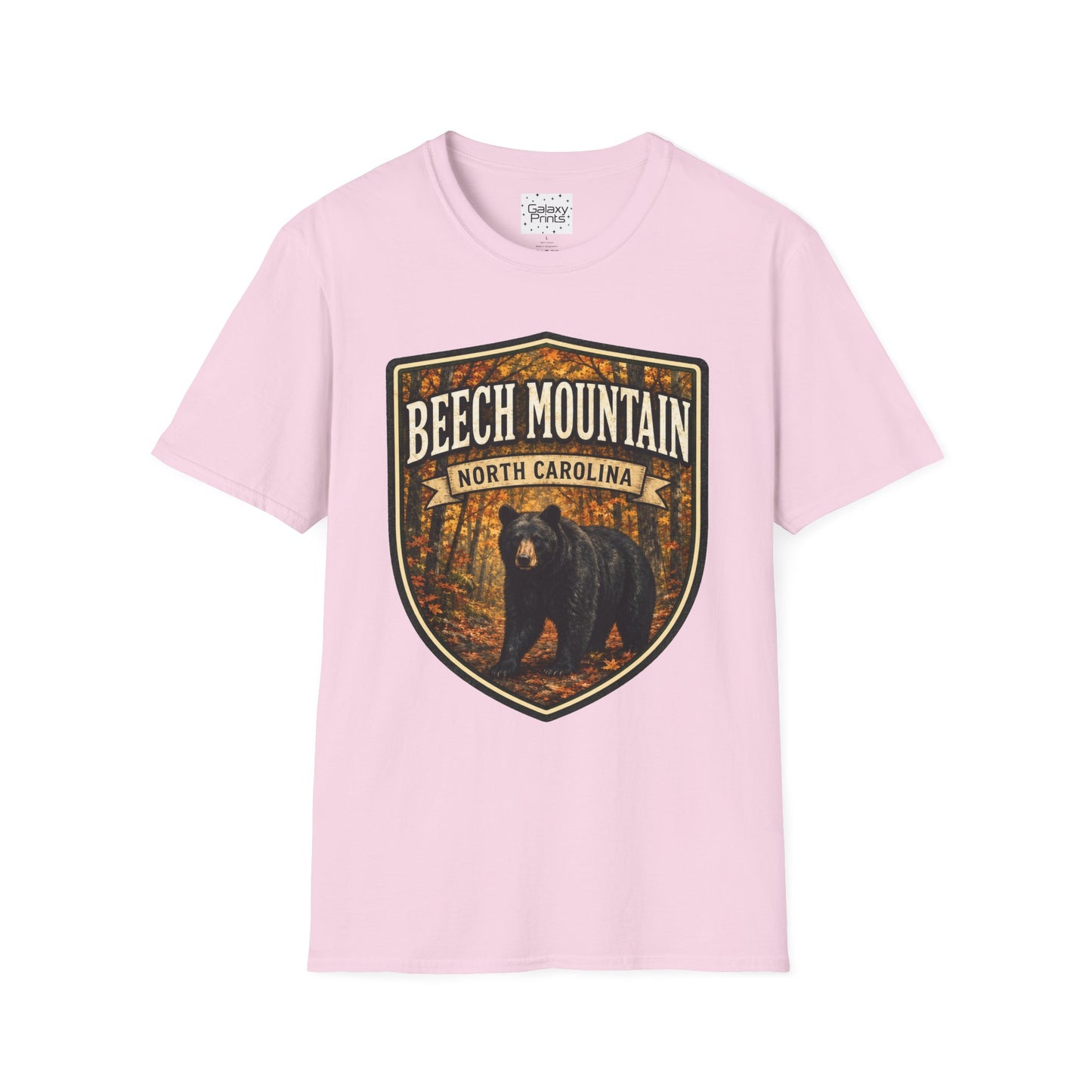 Beech Mountain North Carolina T-Shirt — Rustic Bear Mountain Graphic Tee