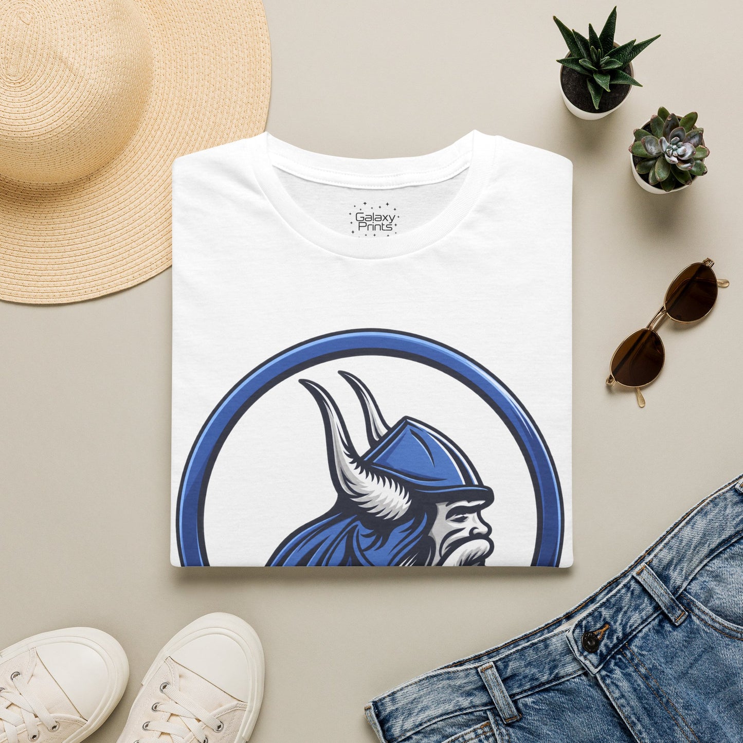 Unisex T-Shirt - Hoggard Vikings Inspired - Hoggard Viking in Power Circle