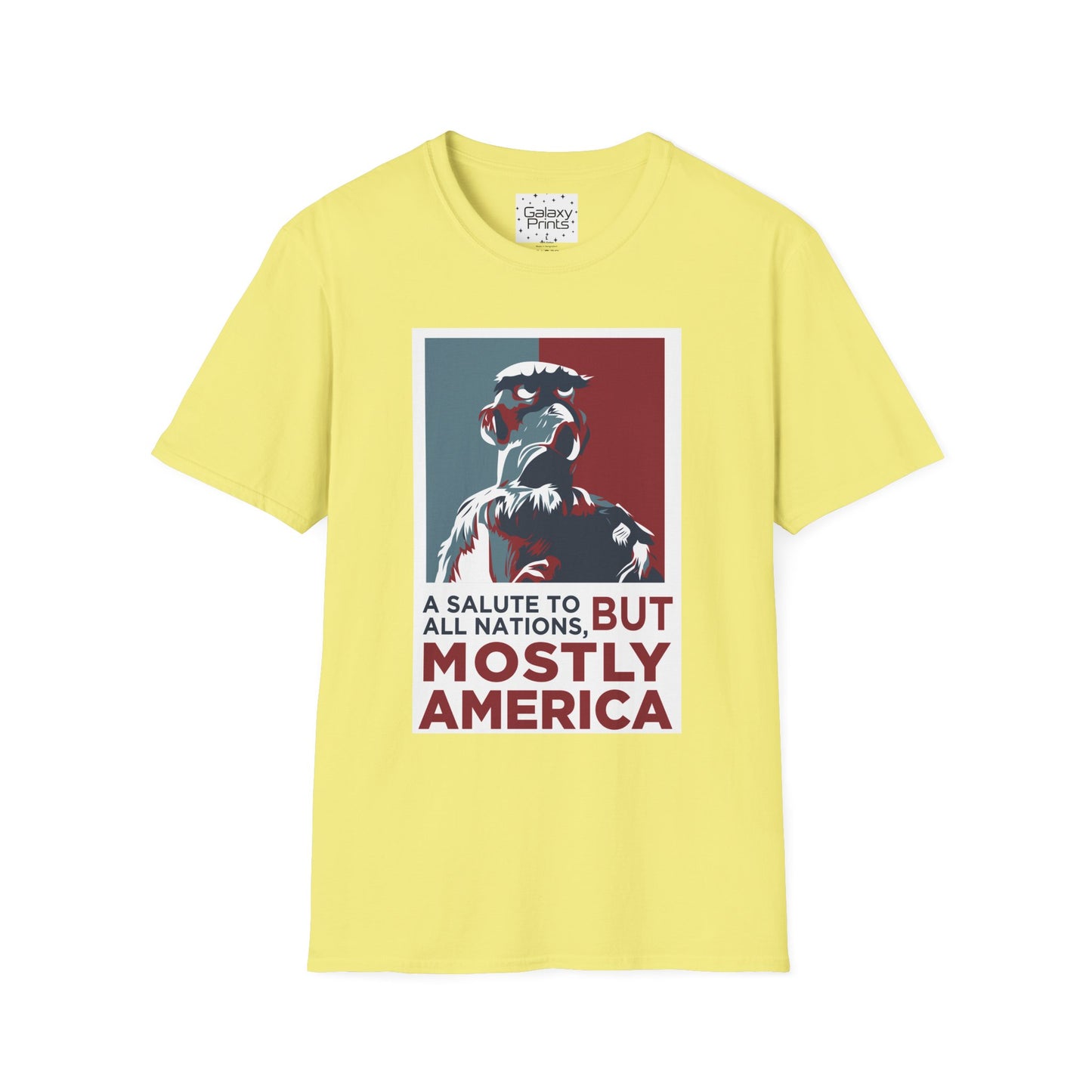 DISNEY inspired Unisex T-Shirt - SAM EAGLE 'Salute To All Nations But Mostly America'