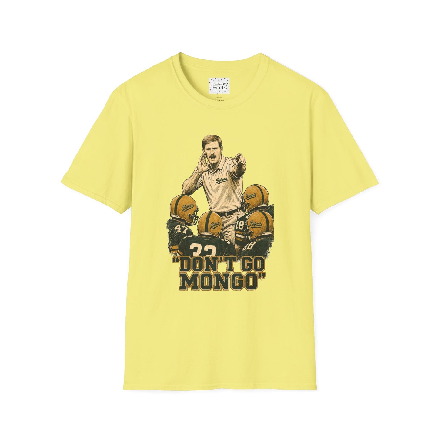 Lees-McRae College Bobcats Vintage Football T-Shirt — Coach Bryan "Don't Go MONDO" - Forever Undefeated