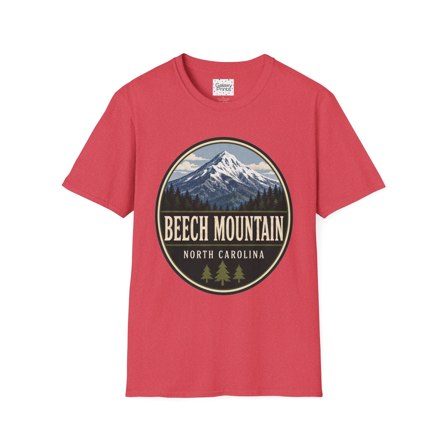 Mountain Graphic T-Shirt — “Beech Mountain, North Carolina” Vintage Outdoor Tee