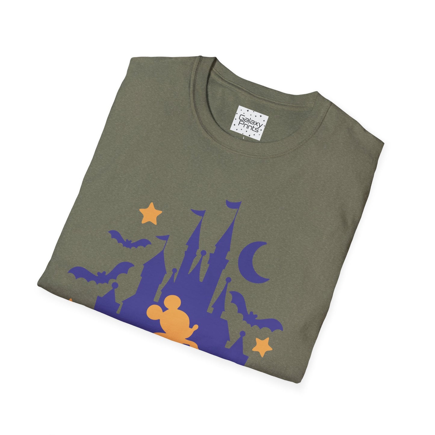 Unisex T-Shirt - DISNEY Inspired - 'Mickey gone trick or treating at the Castle in WDW'