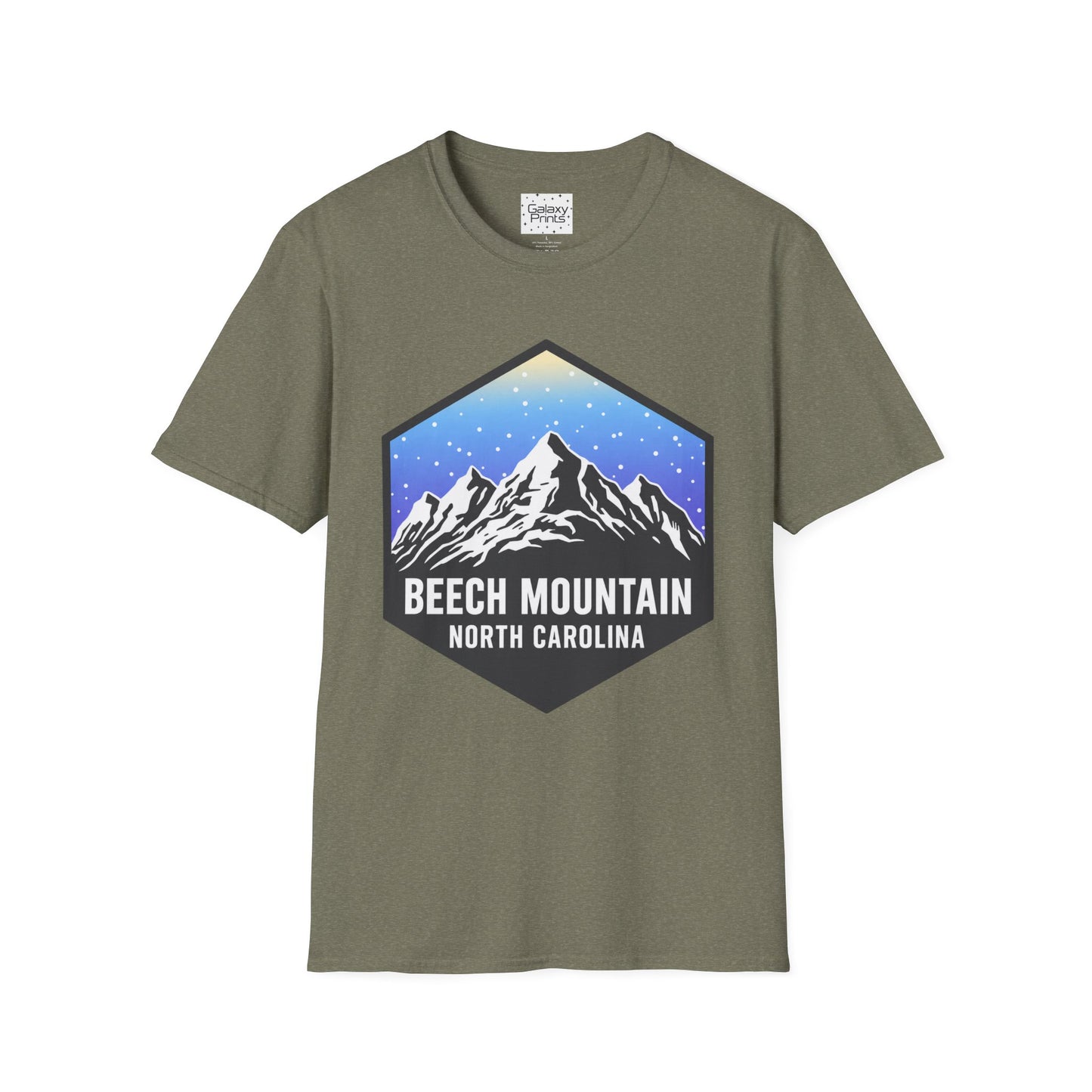 Mountain Blue Diamond T‑Shirt — Beech Mountain North Carolina Graphic Tee