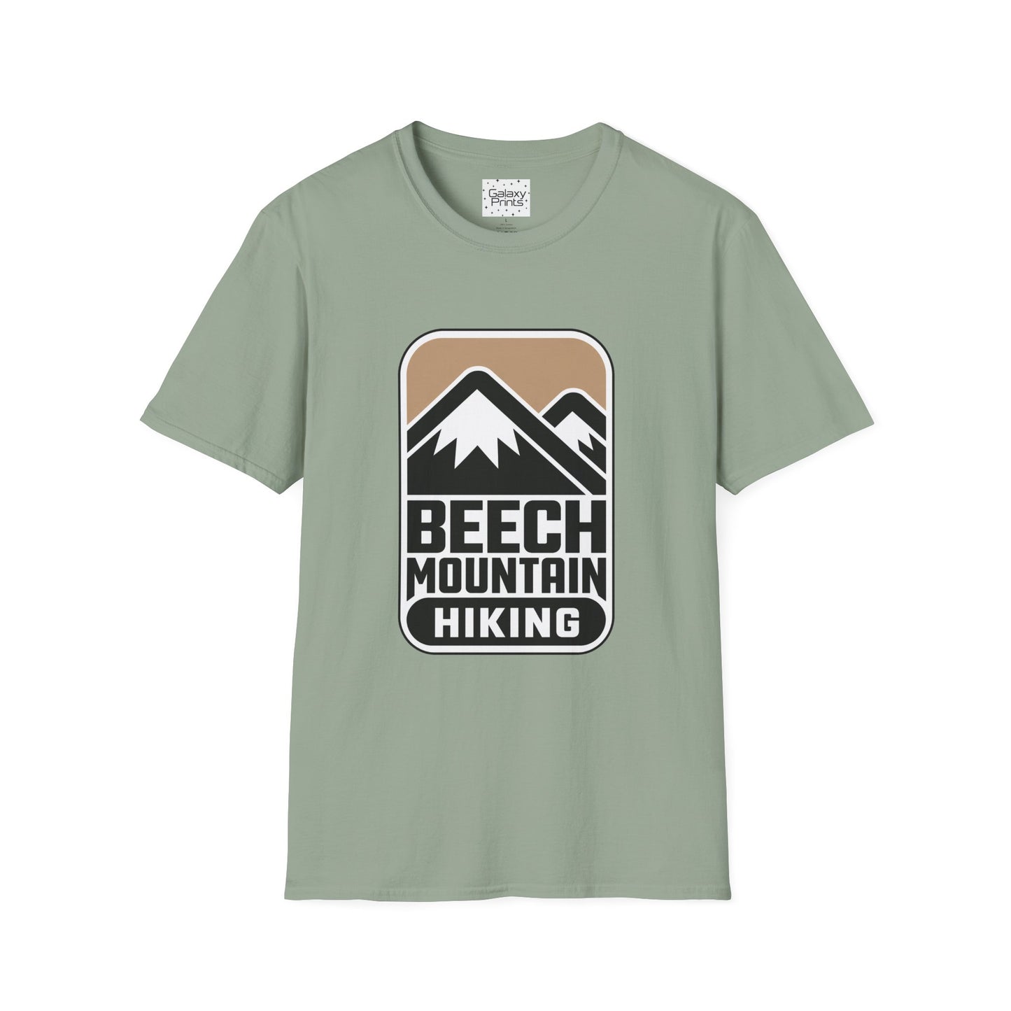 Beech Mountain NC Hiking T‑Shirt — Retro Mountain Badge Tee