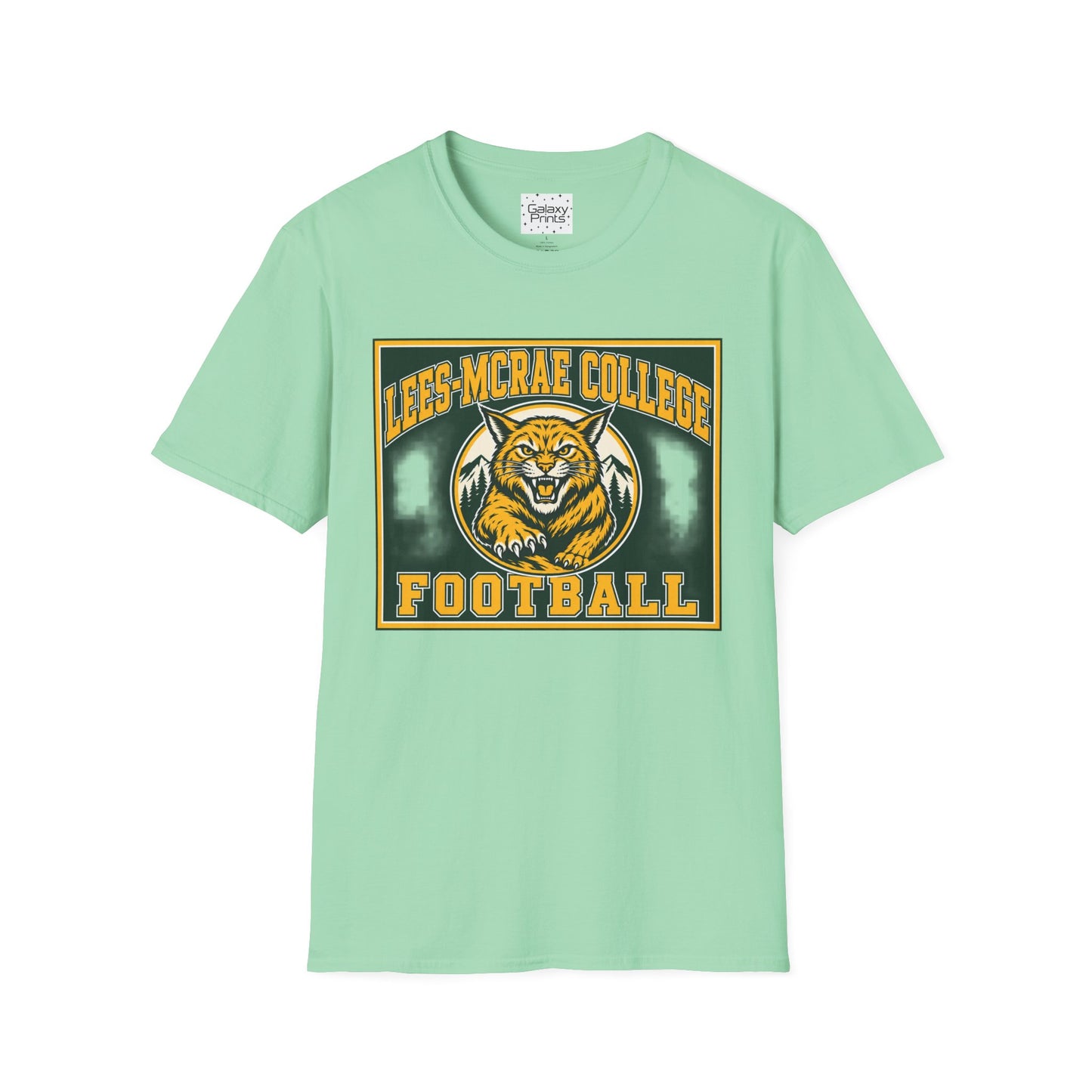 Lees-McRae College Bobcats Vintage Football T-Shirt — Retro Wily Bobcat