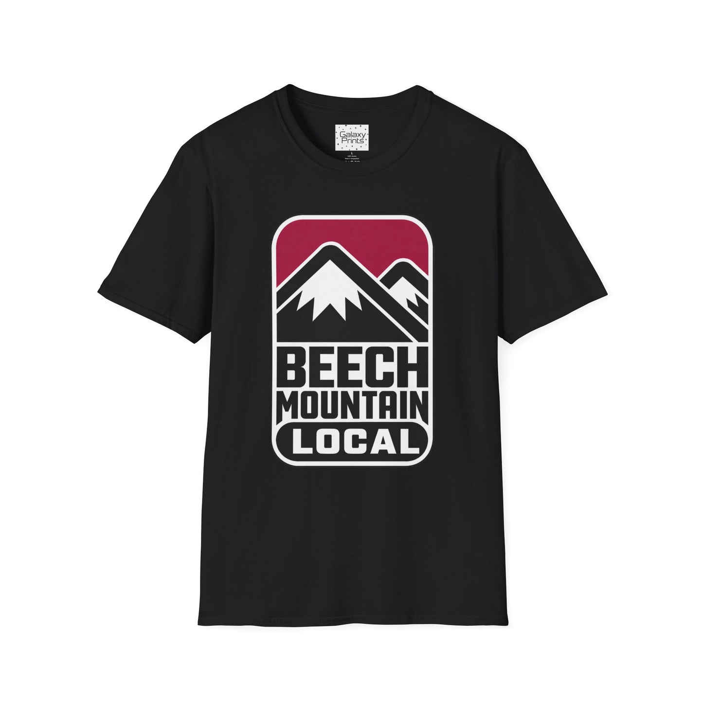 Beech Mountain Local T-Shirt - Retro Mountain Badge Graphic