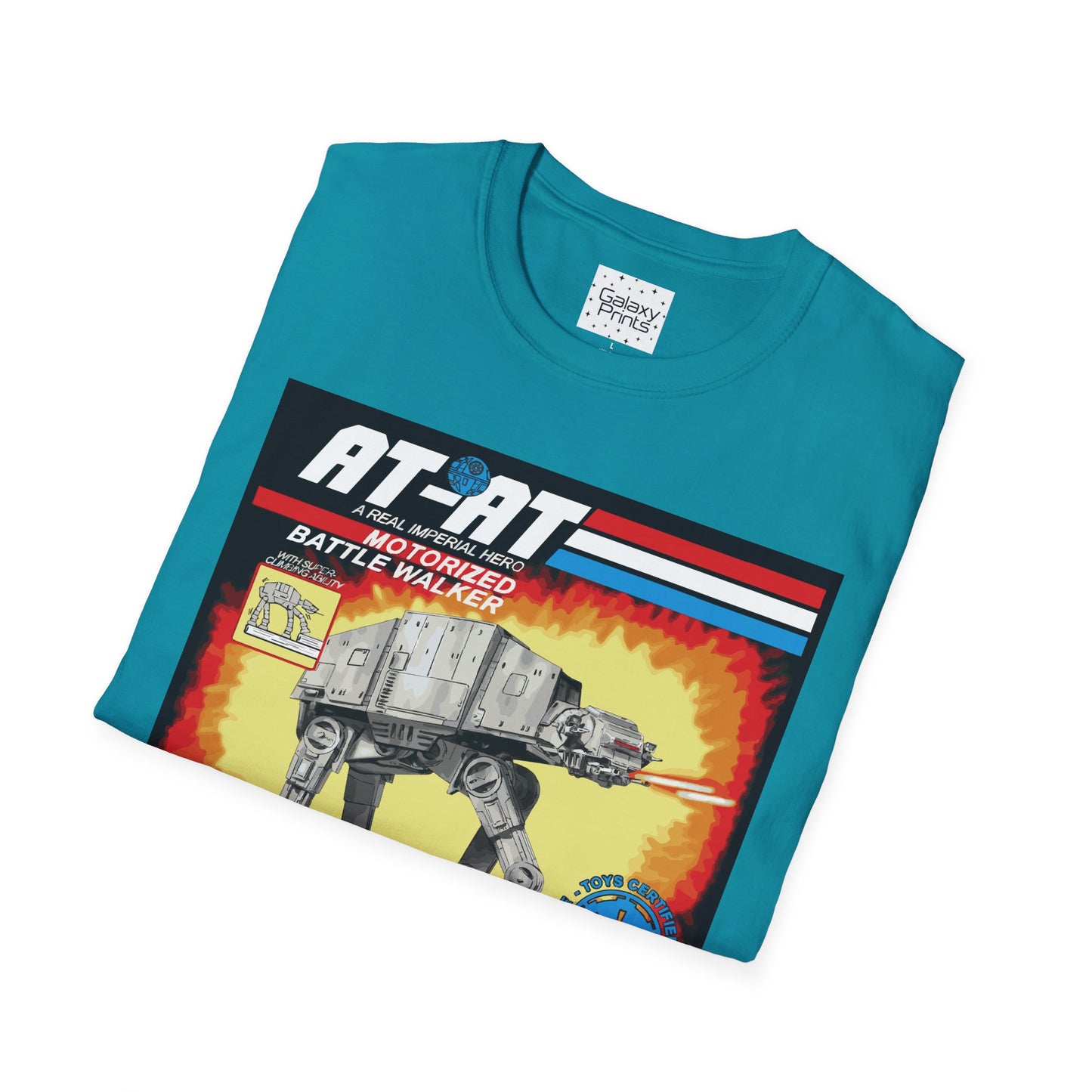 Star Wars AT-AT Walker Toy Box Retro Graphic Unisex Softstyle T-Shirt