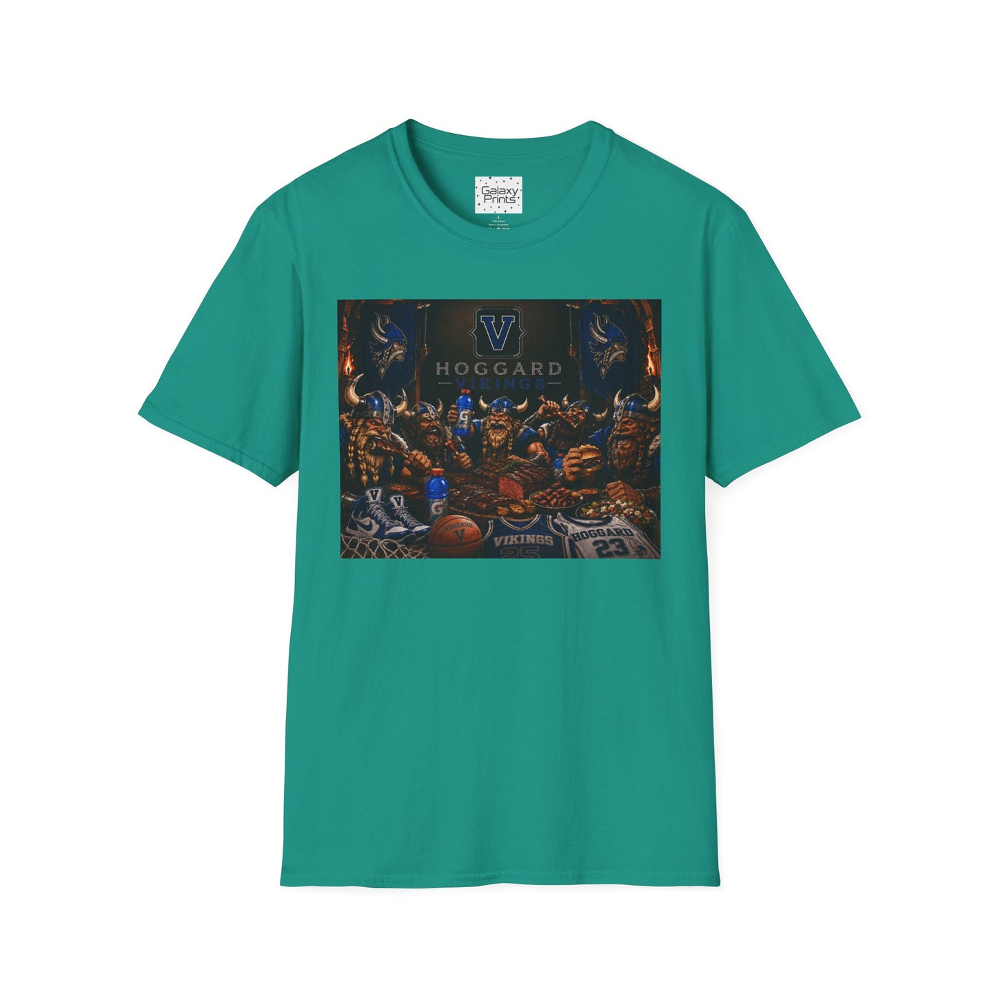 Vikings Basketball Feast T‑Shirt — Hoggard School Spirit Tee - Men's Baseball