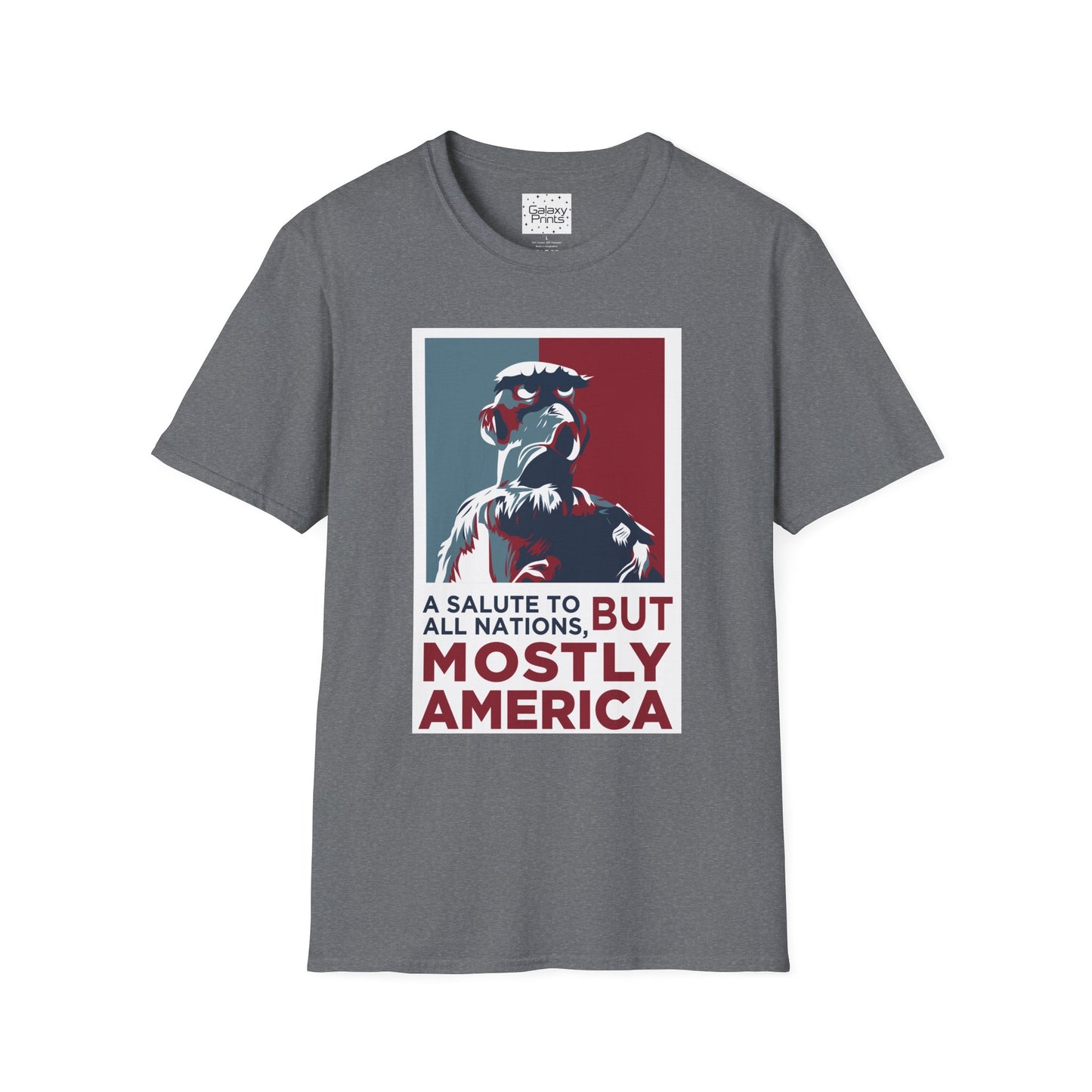 DISNEY inspired Unisex T-Shirt - SAM EAGLE 'Salute To All Nations But Mostly America'