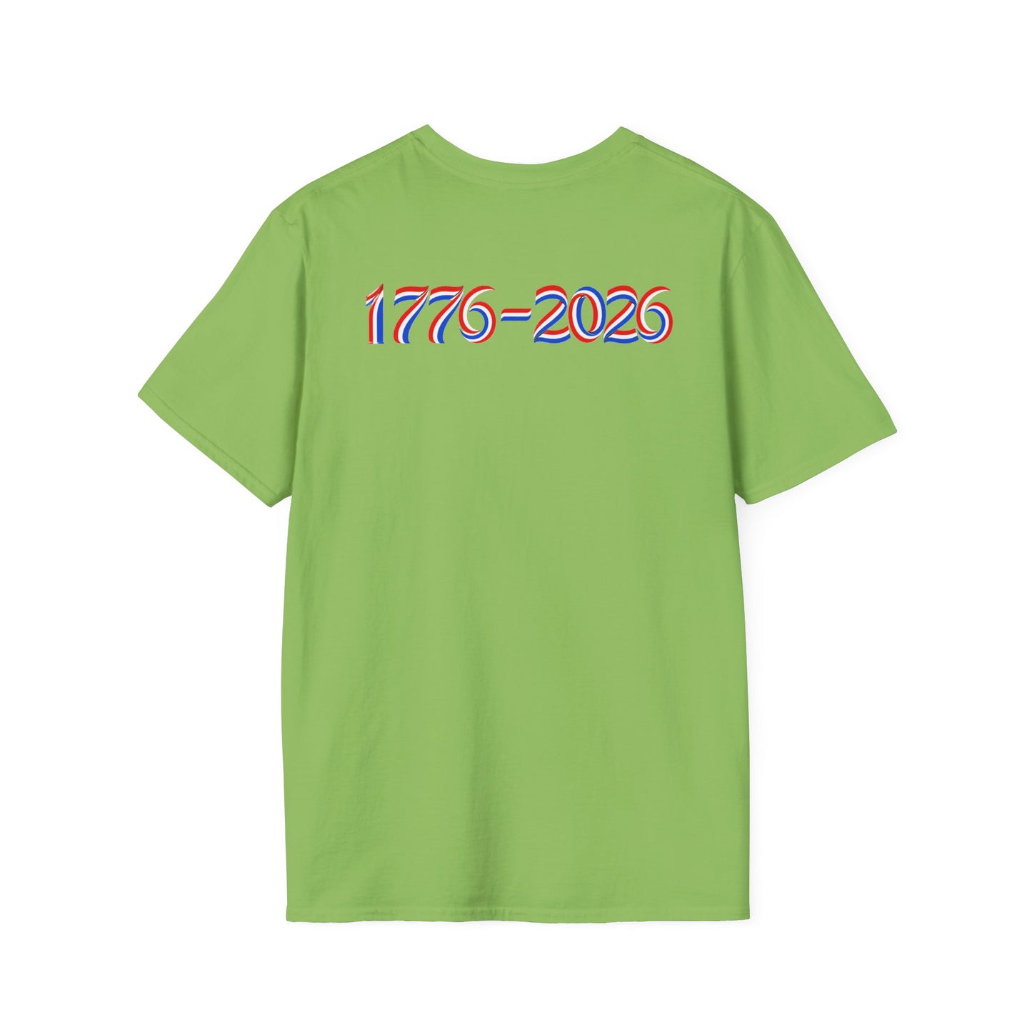 America 250 Celebration T-Shirt — Patriotic Red White Blue Anniversary Tee with 1776 - 2026 on back - Current Culture