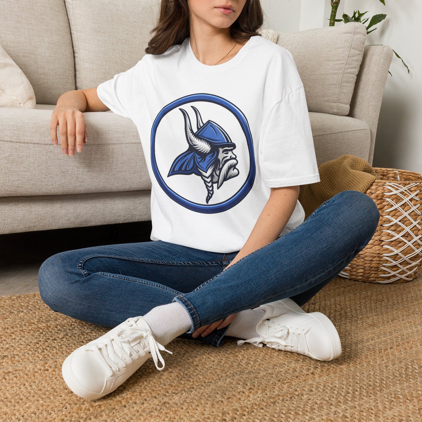 Unisex T-Shirt - Hoggard Vikings Inspired - Hoggard Viking in Power Circle