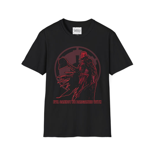 Star Wars Inspired Unisex T-Shirt - 'Vader's Evil Can Not Be Bargained With' Graphic Tee