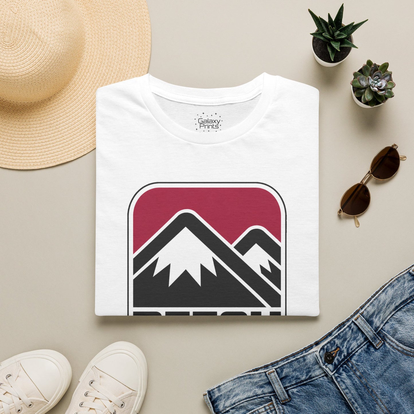 Beech Mountain Local T-Shirt - Retro Mountain Badge Graphic I'm Local are You
