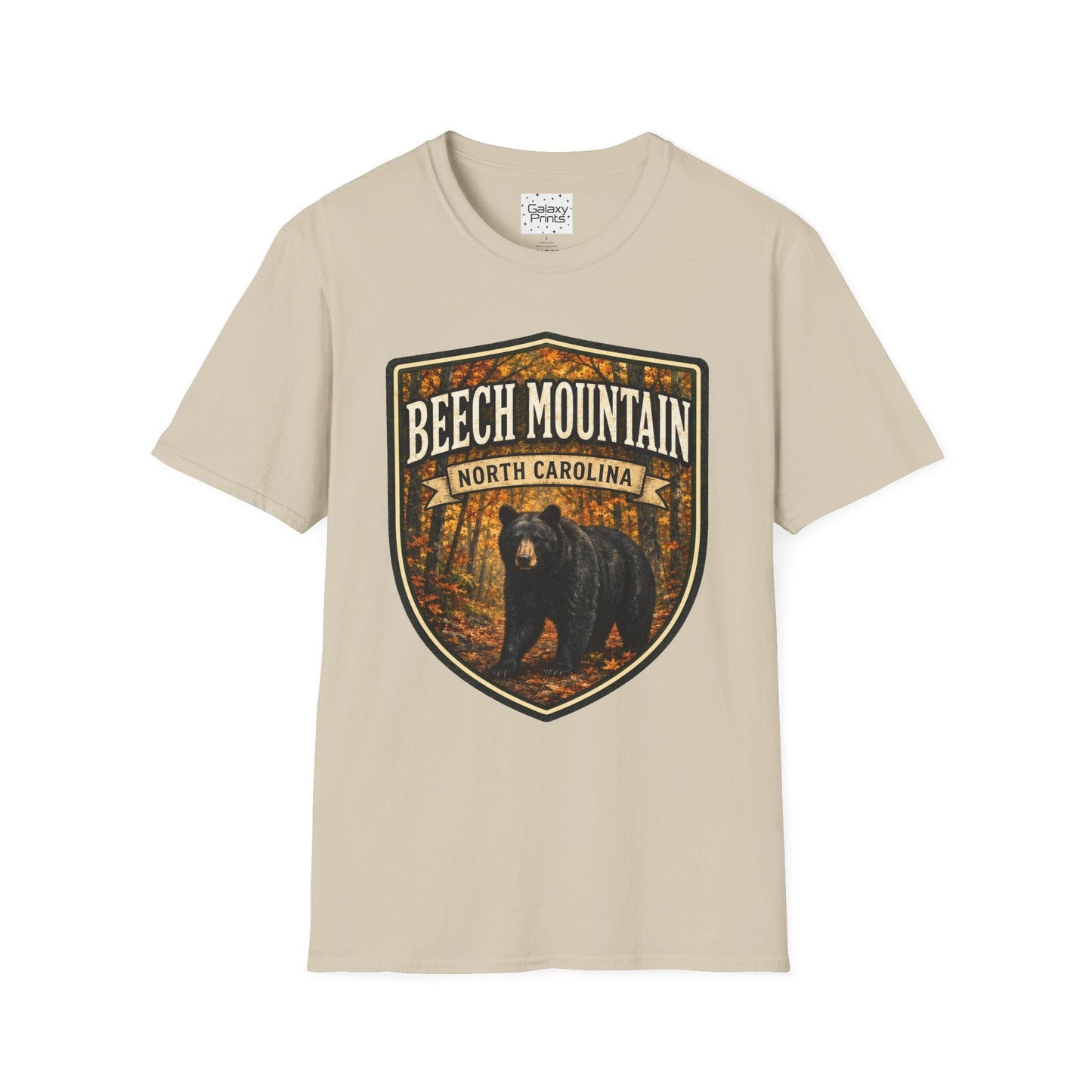 Beech Mountain North Carolina T-Shirt — Rustic Bear Mountain Graphic Tee