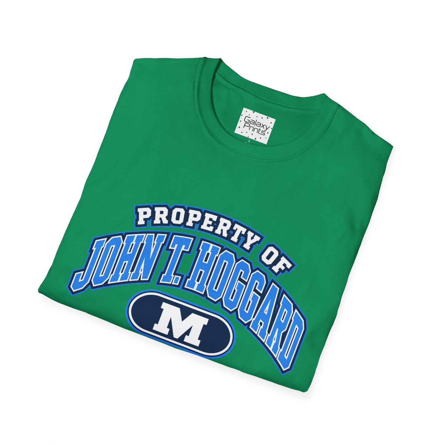 Property of JTH Vikings T‑Shirt M — Viking in Power Circle back - Hoggard School Spirit Tee
