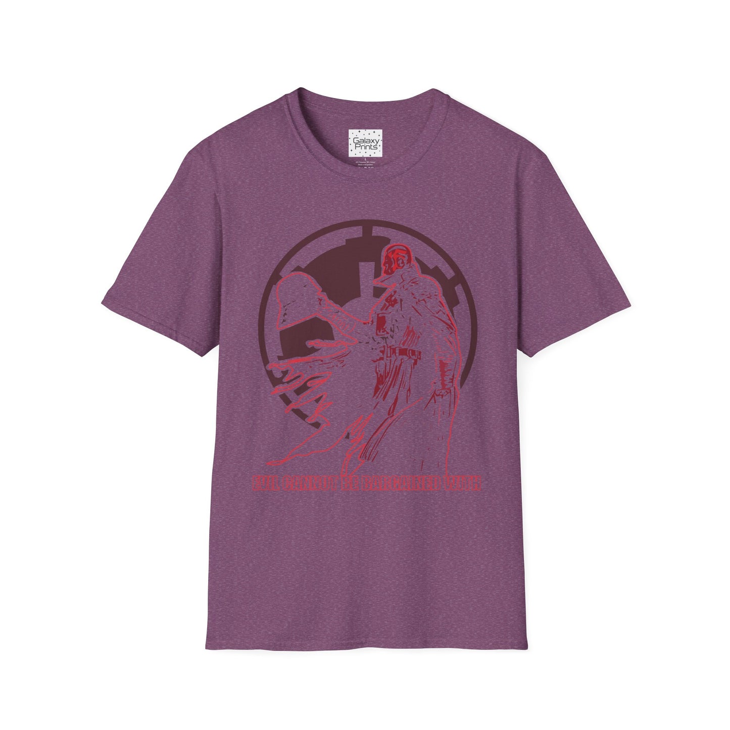 Star Wars Inspired Unisex T-Shirt - 'Vader's Evil Can Not Be Bargained With' Graphic Tee