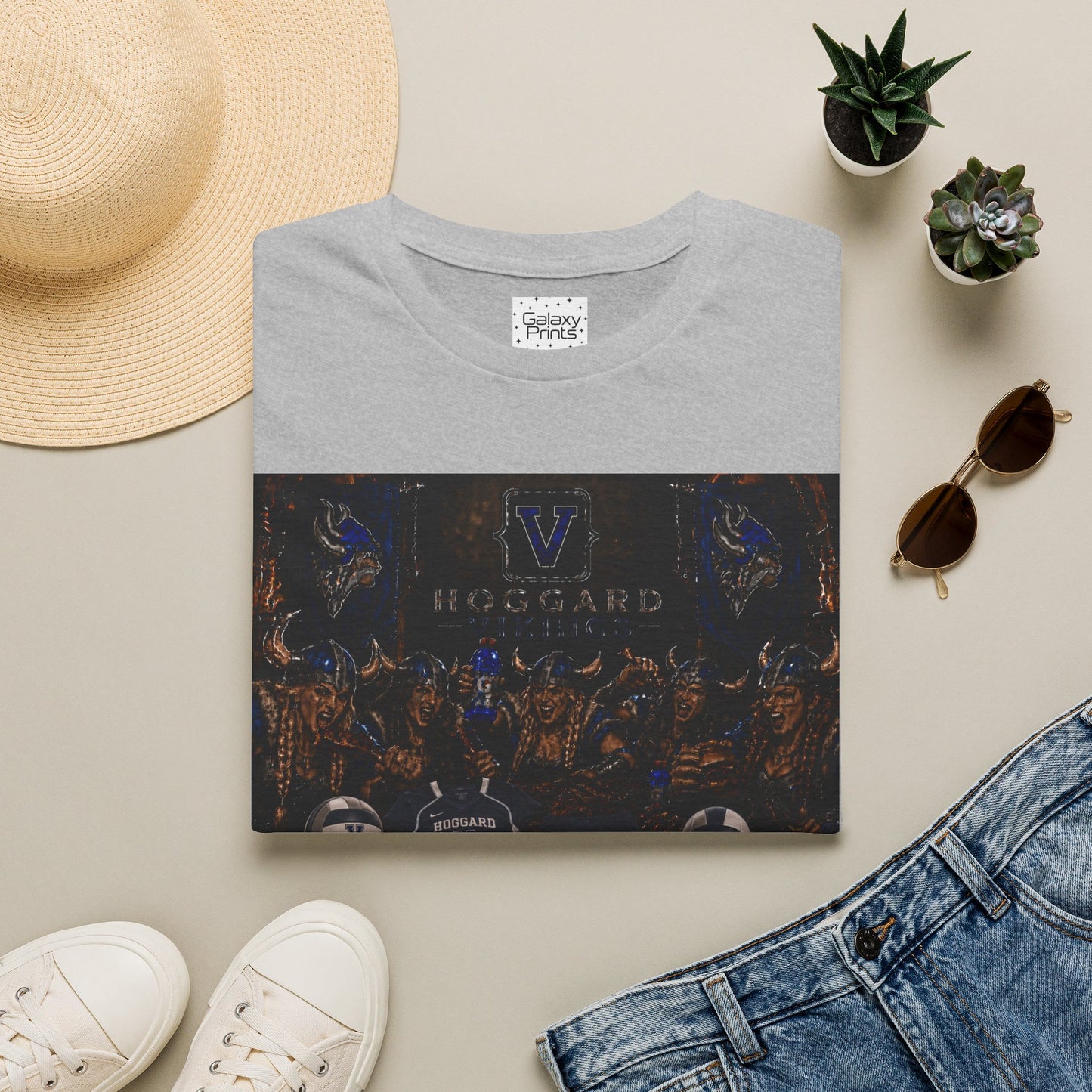 Lady Vikings Volleyball Feast T‑Shirt — Hoggard School Spirit Tee - Ladies Volleyball