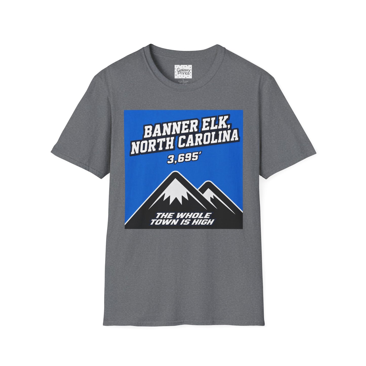 Banner Elk, NC - The whole town is High T-Shirt — 3,695' Mountain Souvenir Tee