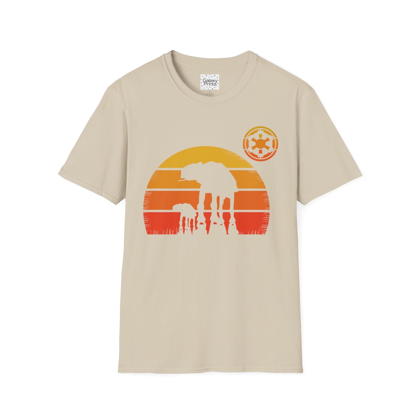 Star Wars Inspired Unisex T-Shirt - 'AT-AT Walker Sunset' Graphic Tee