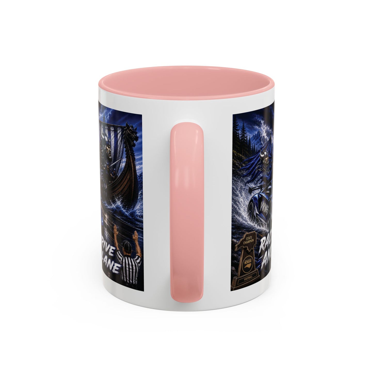 Hoggard Vikings Stylish Accent Coffee Mug  "Race to another Ship" and "Dive in the fast lane"- Perfect for Daily Brew & Gifts