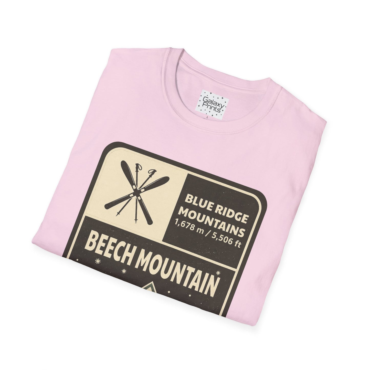 Beech Mountain Blue Ridge Mountains T‑Shirt — North Carolina Ski & Hiking Vintage