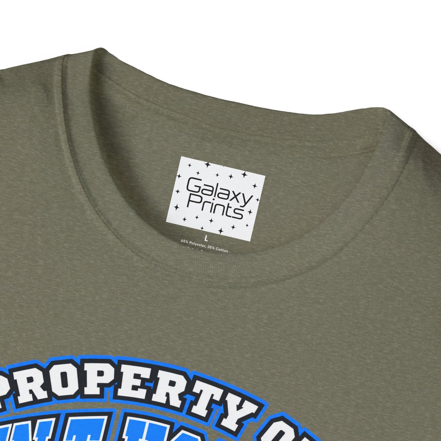 Property of JTH Vikings T‑Shirt 6XL — Viking in Power Circle back - Hoggard School Spirit Tee