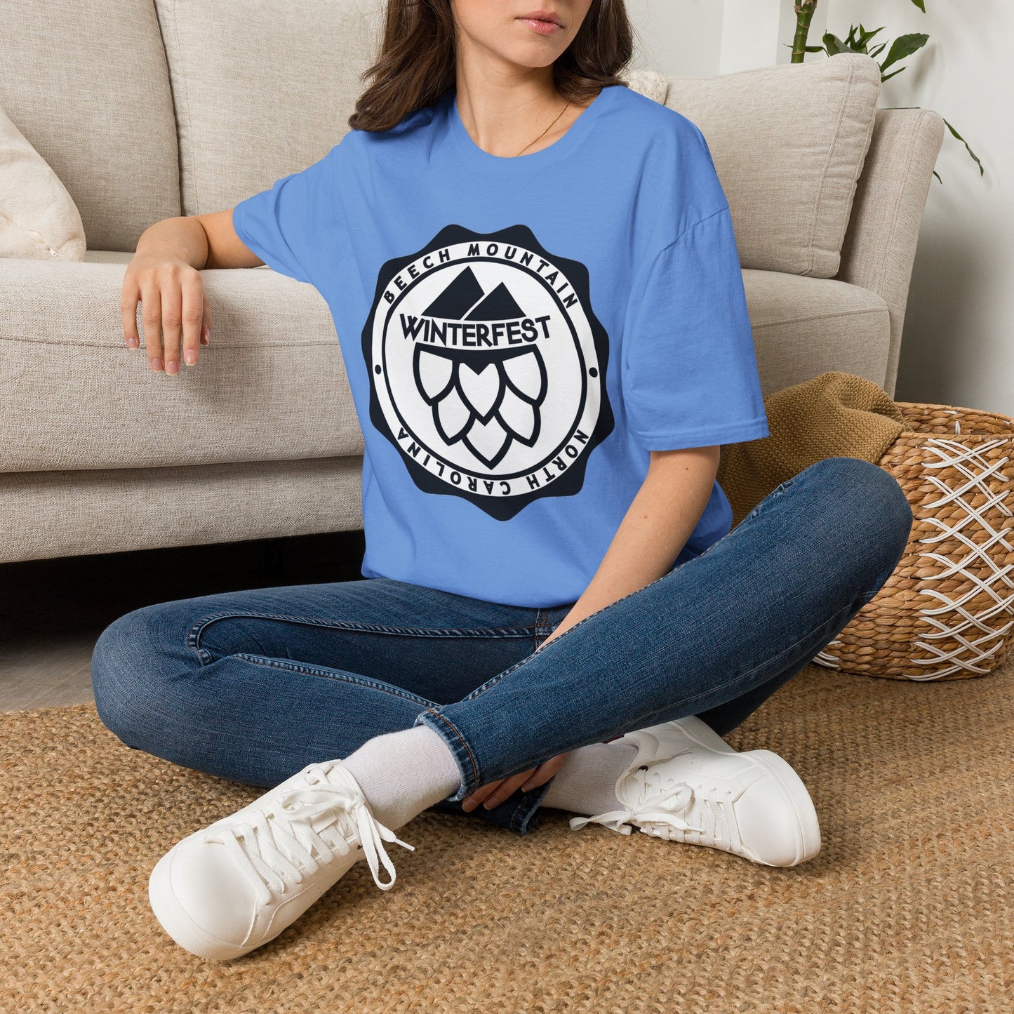Winterfest Beech Mountain, NC  Logo T-Shirt — Beech Mountain Ski Festival Tee