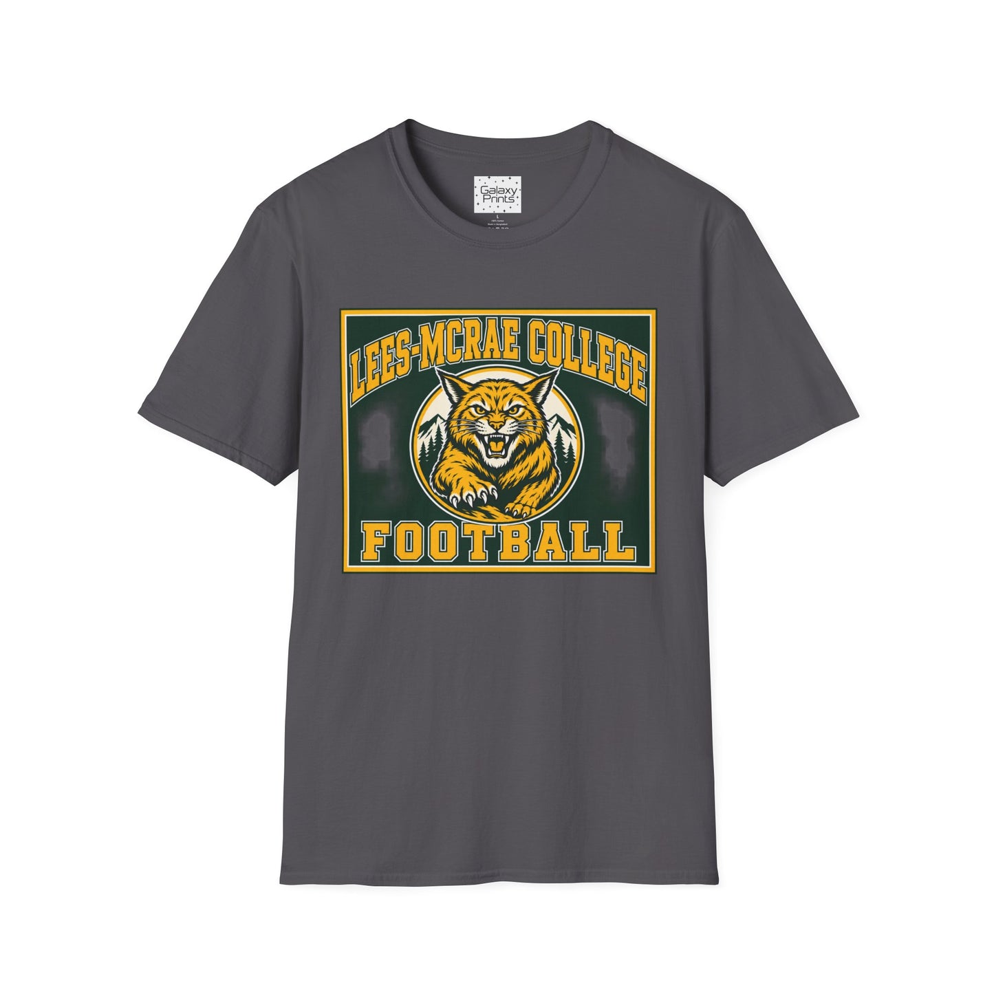 Lees-McRae College Bobcats Vintage Football T-Shirt — Retro Wily Bobcat