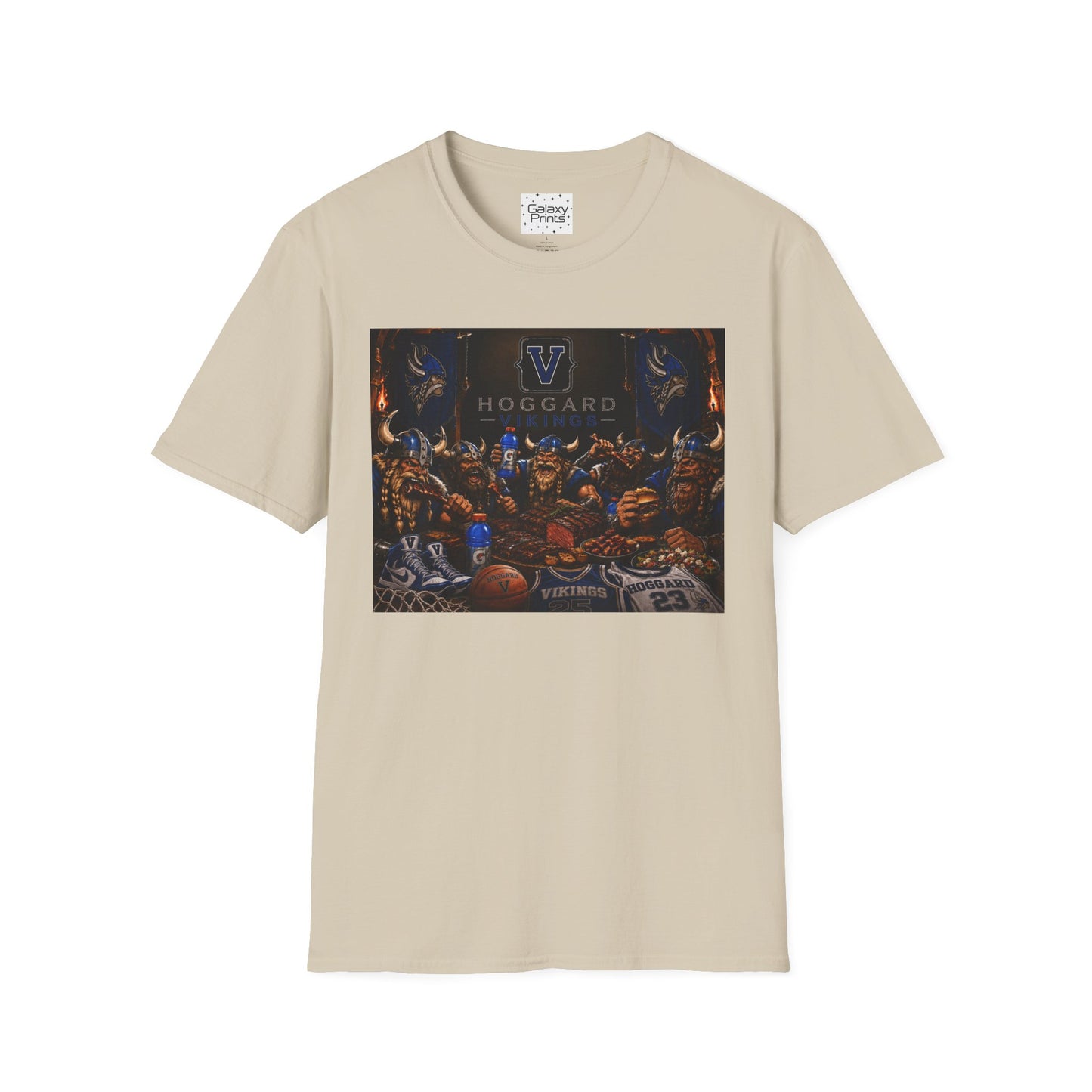Vikings Basketball Feast T‑Shirt — Hoggard School Spirit Tee - Men's Baseball