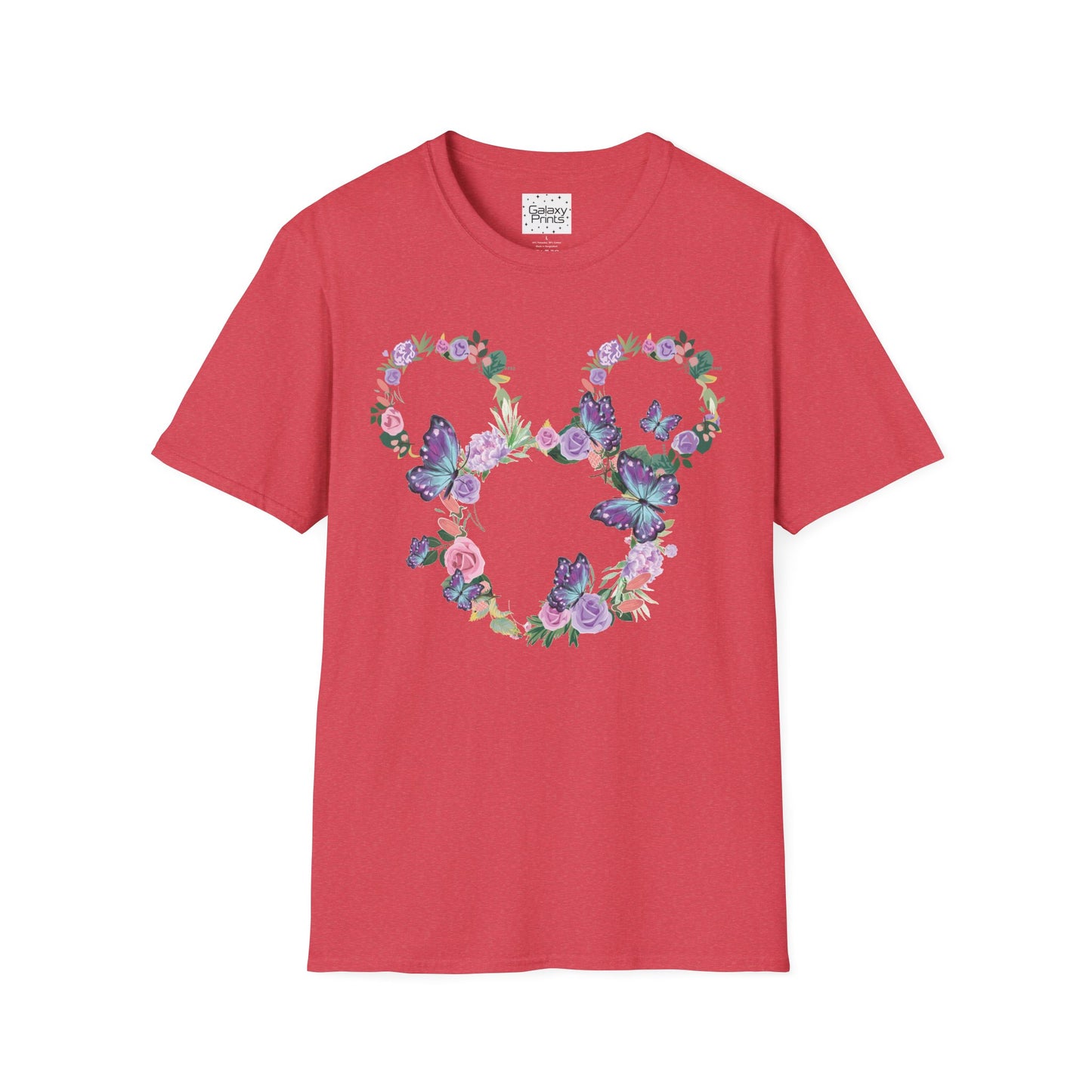 Unisex T-Shirt - DISNEY Inspired - 'Mickey Ears made of Flowers'