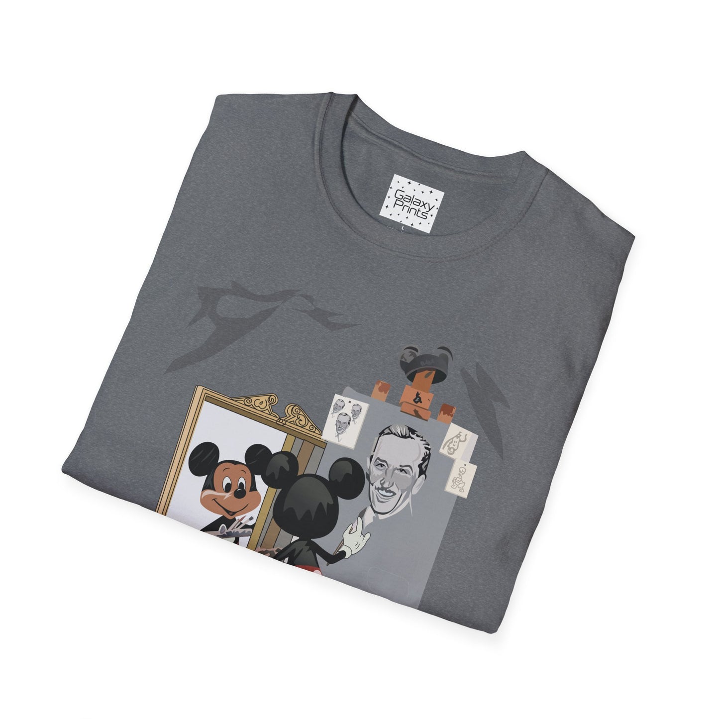 Unisex T-Shirt - DISNEY Inspired - 'Mickey Painting Walt'