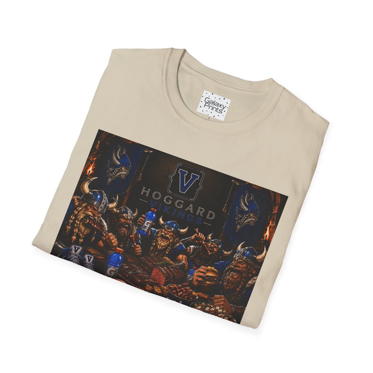 Vikings Basketball Feast T‑Shirt — Hoggard School Spirit Tee - Men's Baseball