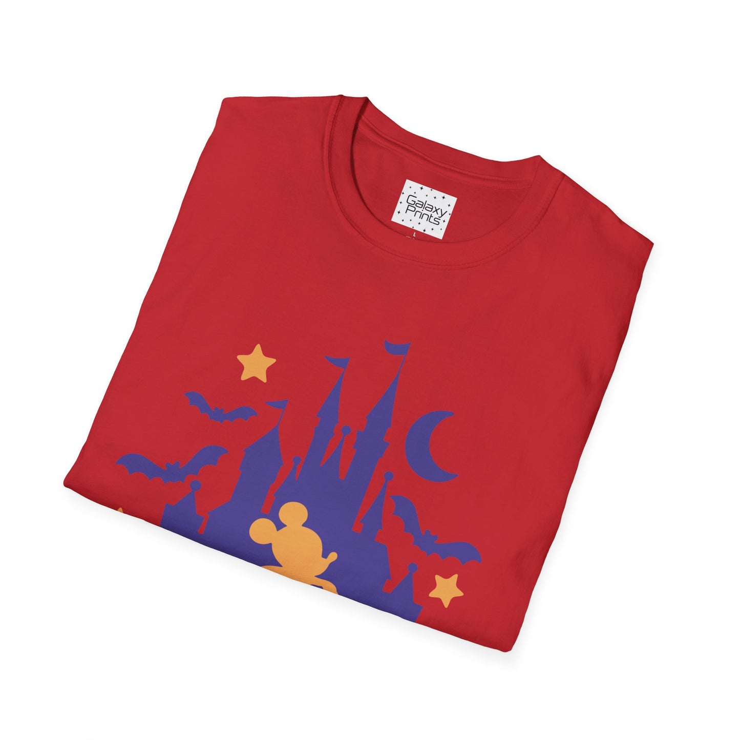 Unisex T-Shirt - DISNEY Inspired - 'Mickey gone trick or treating at the Castle in WDW'